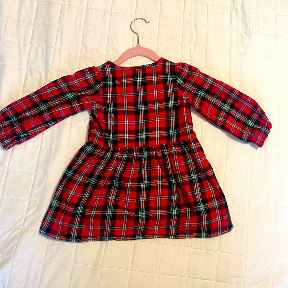 Cat & Jack, 2T, Red Plaid Dress